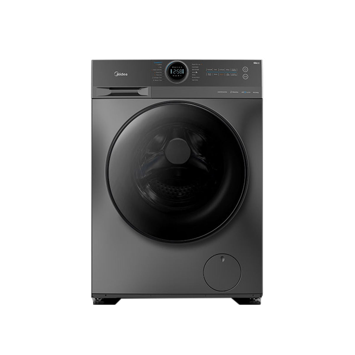 Midea 2 In 1 Front Load Washer Dryer 12kg 8kg Mf200d120wb