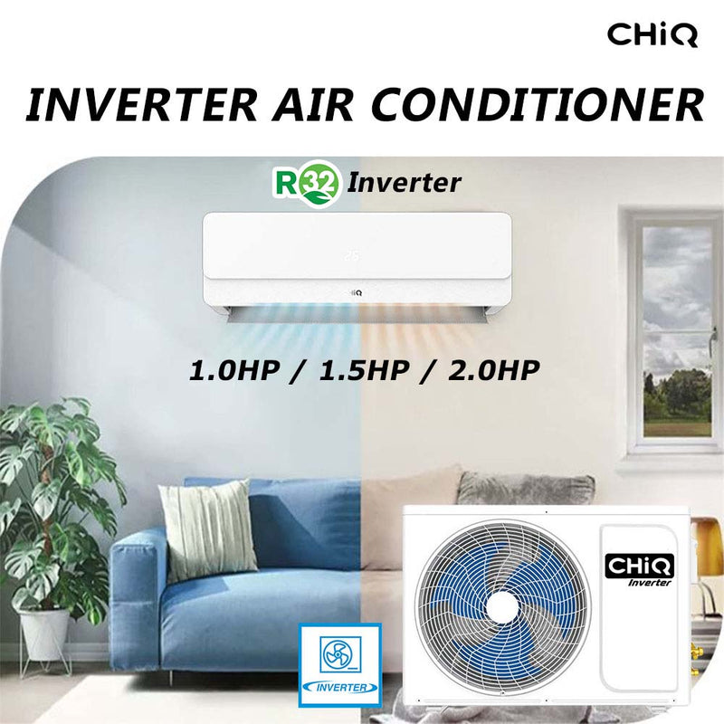 CHiQ Air Conditioner R32 Inverter CSDC-09DDE (1.0HP) CSDC-12DDE (1.5HP) CSDC-18DDE (2.0HP)