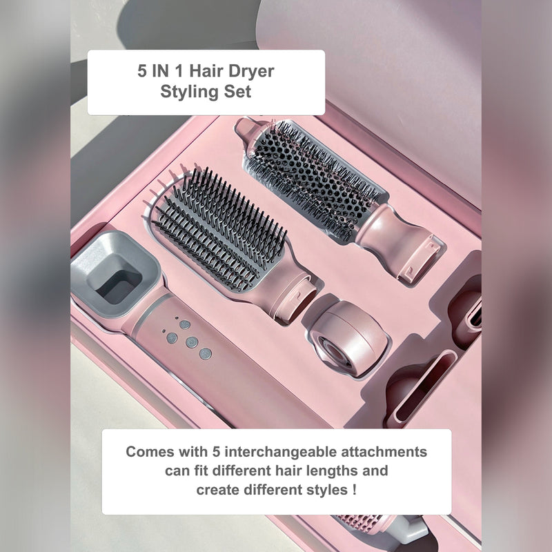 HDB High Speed 1200W Hair Dryer (5 in 1) HDB25101/G HDB25101/P