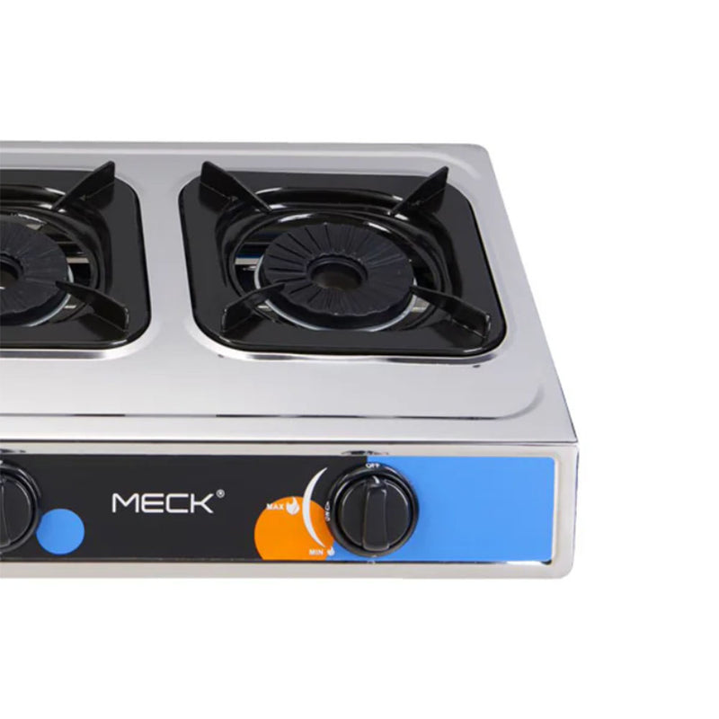 Meck Gas Stove Triple Steel Burner MGS-3020SS