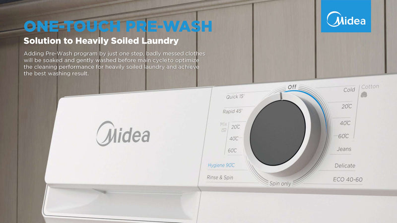 Midea 8.5KG Front Load Washing Machine INVERTER MF100W85B