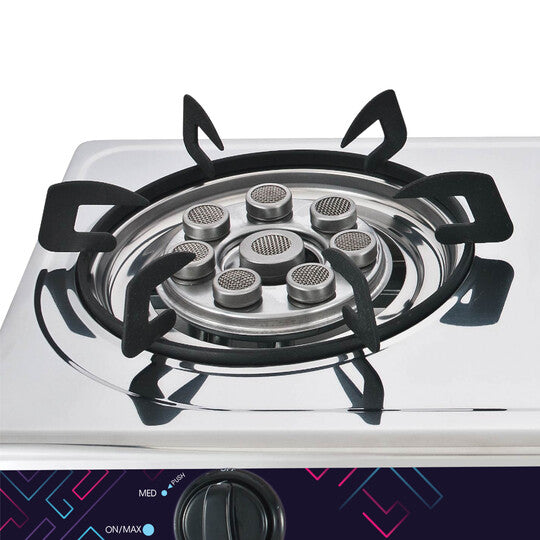 Khind Stainless Steel Double Gas Cooker GC8008