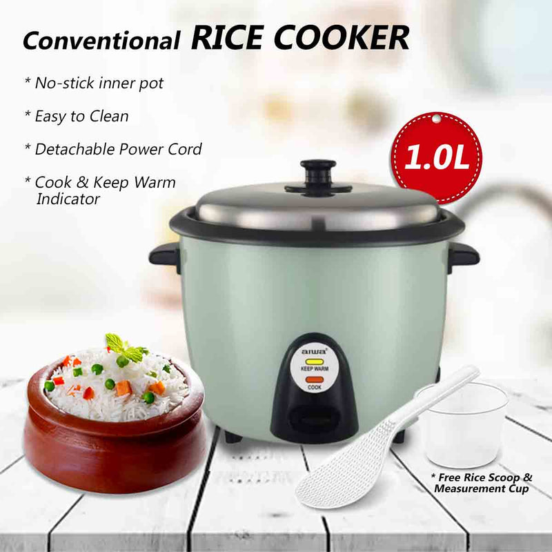 Aiwa Conventional Rice Cooker ARC-T108 (1.0L) / ARC-T188 (1.8L) / ARC-T288 (2.8L)