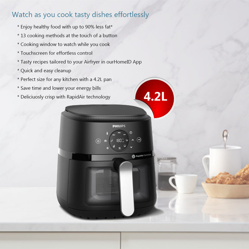 Philips 4.2L Digital Air Fryer 2000 Series NA221/09