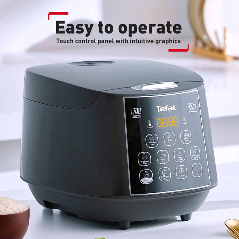 Tefal 1.8L (10Cup) Easy Rice Fuzzy Plus Logic Rice Cooker RK736B