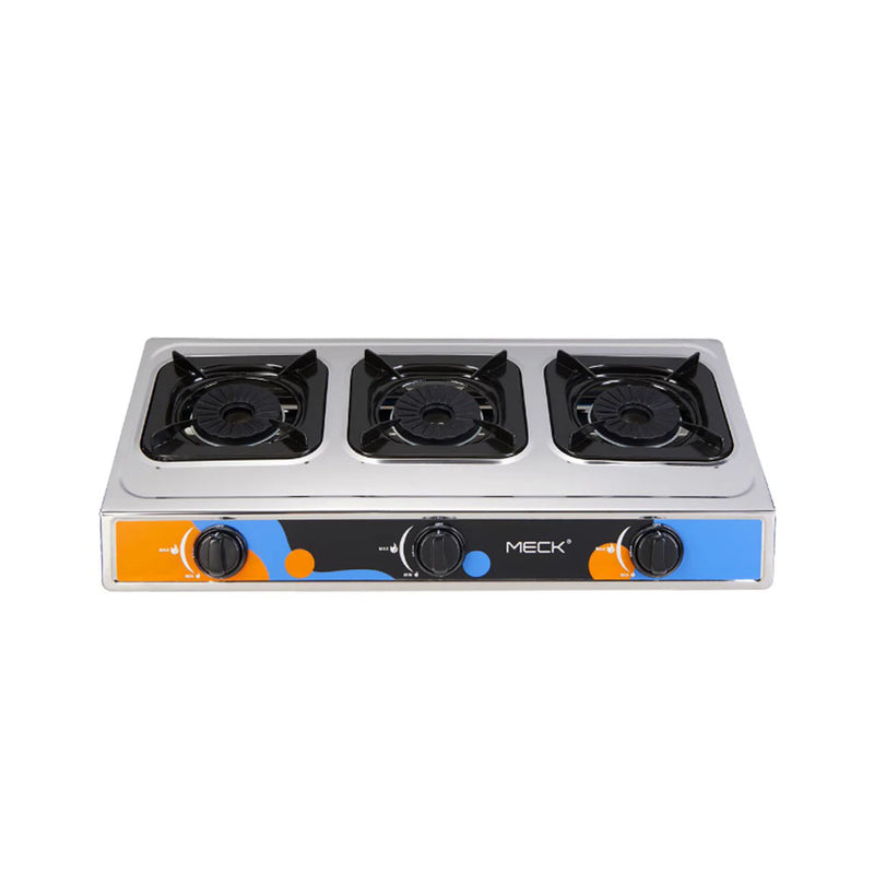 Meck Gas Stove Triple Steel Burner MGS-3020SS