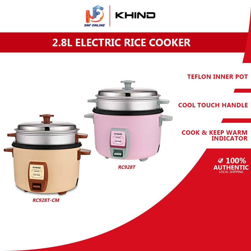 Khind 2.8L 9 series Electric Rice Cooker RC928T