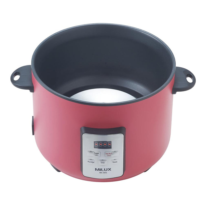 Milux 1.8L Rice Cooker Suger Less periuk nasi MRC-180SL