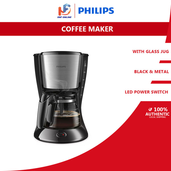 Philips Coffee Maker Compact Design Glass Jar (1.2L) HD7462/20