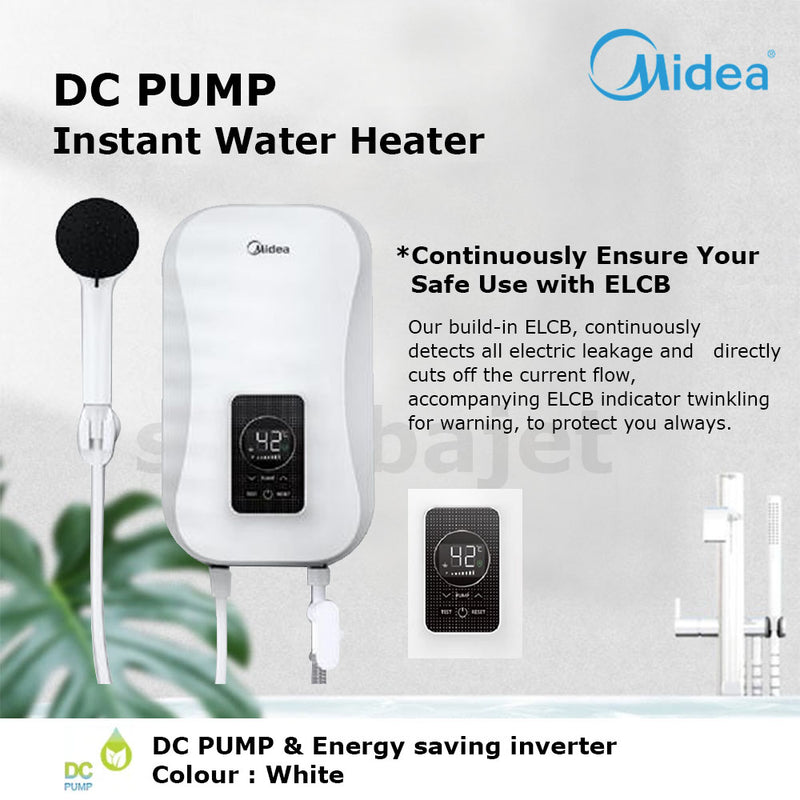 Midea Shower Heater With Dc Pump MWH-45EPGPMY(W)-WS