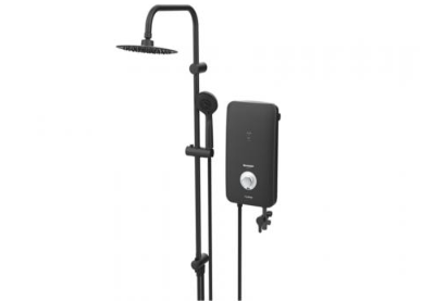 Sharp Water Heater Rain Shower With DC Inventer Pump (Black) WHP315RNMB