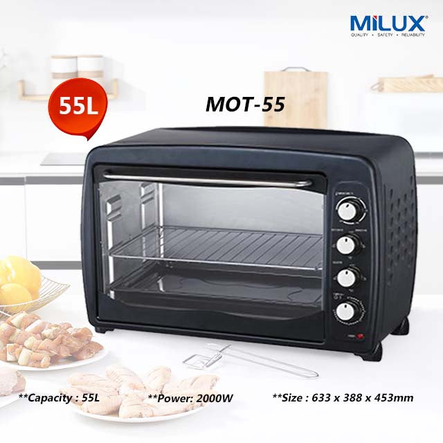 Milux Electric Oven 55L MOT-55