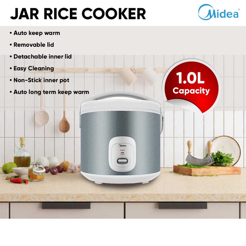 Midea Jar Rice Cooker (1.0L) MRM10010BDG