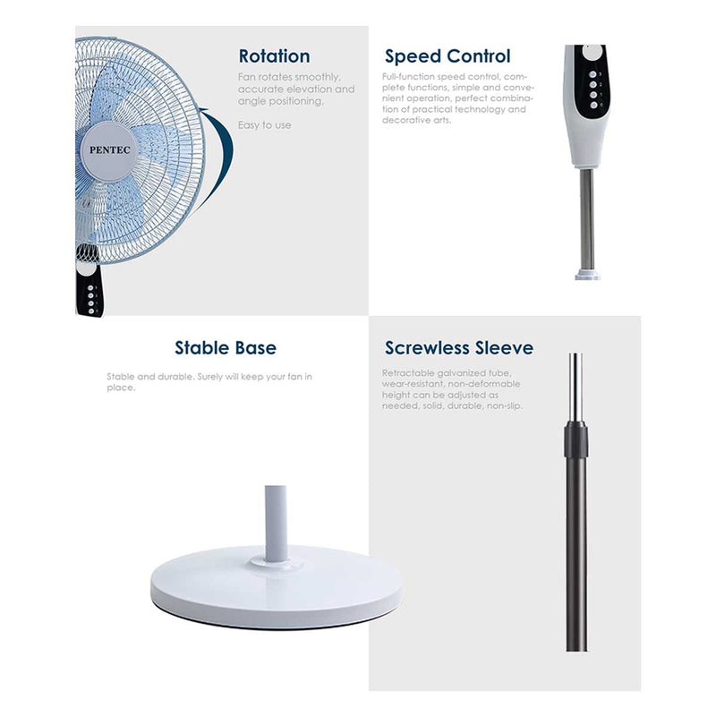 Pentec 18'' Stand Fan TAC-1818D