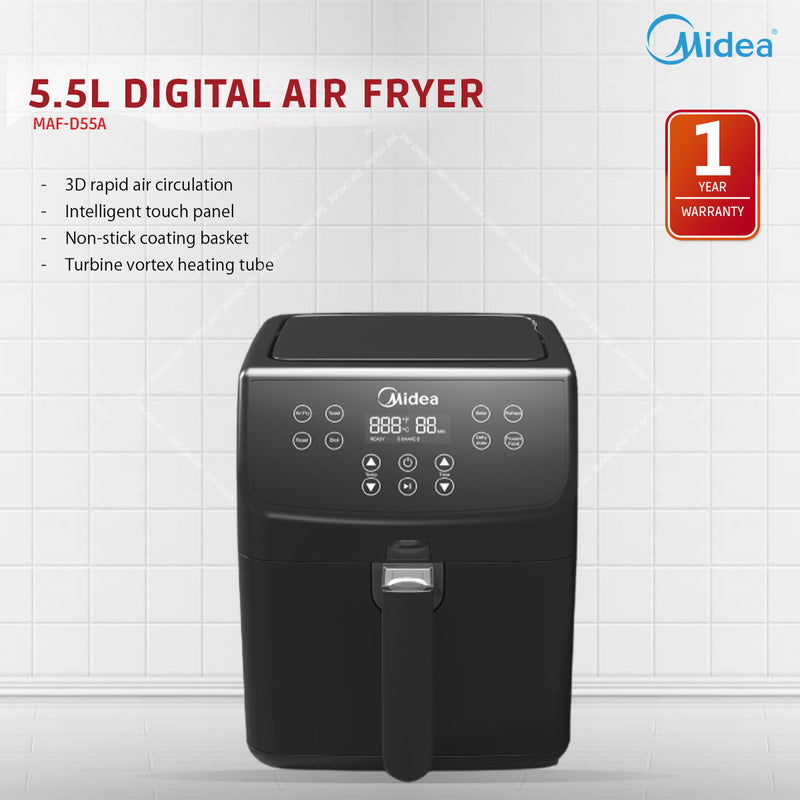 Midea 5.5L Digital Air Fryer MAF-D55A