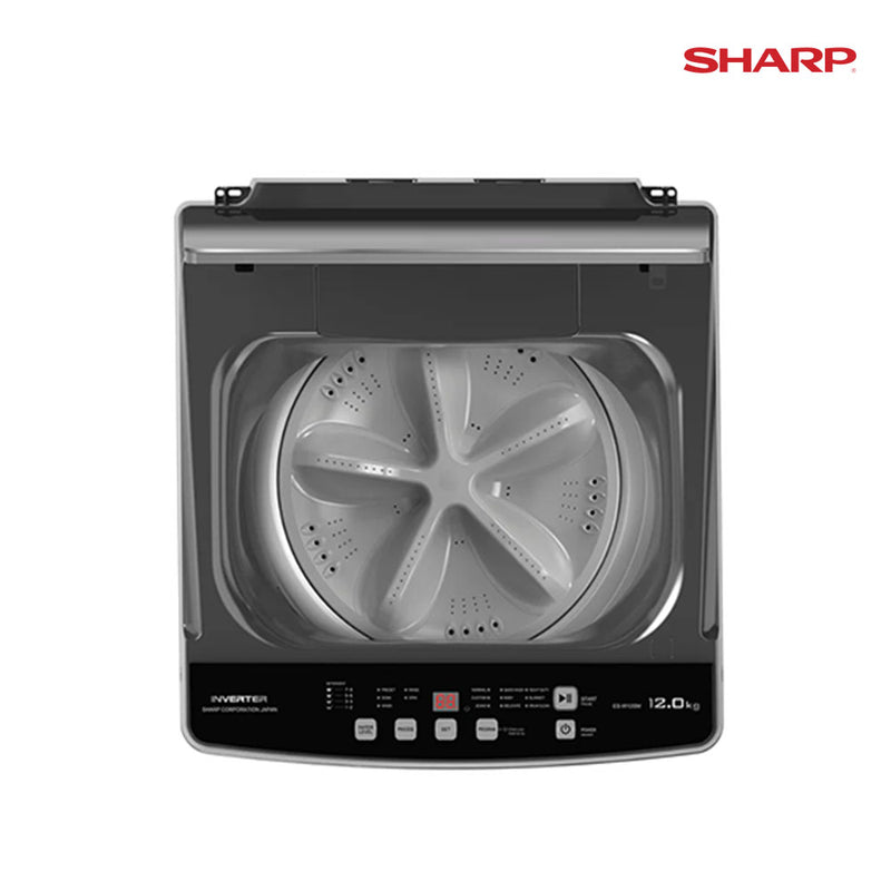 Sharp 12kg Fully Auto Washing Machine Inverter mesin basuh automatik ESW12SM