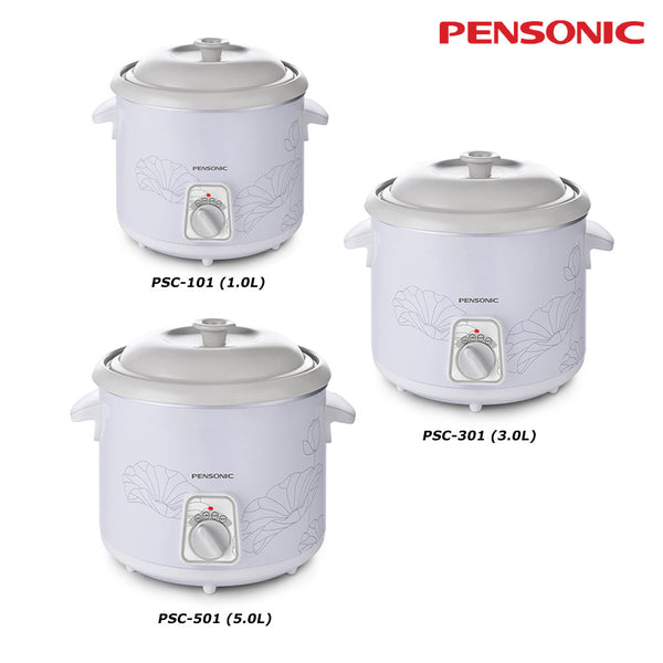 Pensonic Slow Cooker PSC-101 (1L) PSC-301 (3L) PSC-501 (5L)