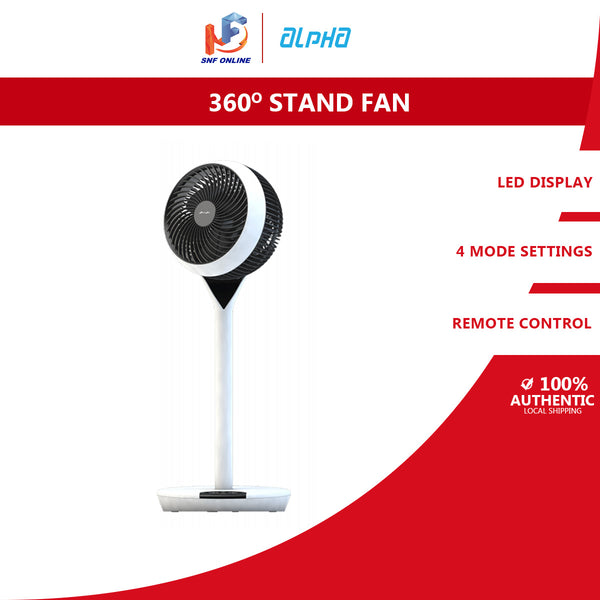 Alpha Motto Stand Fan SF360/9-DC (BK+WH)