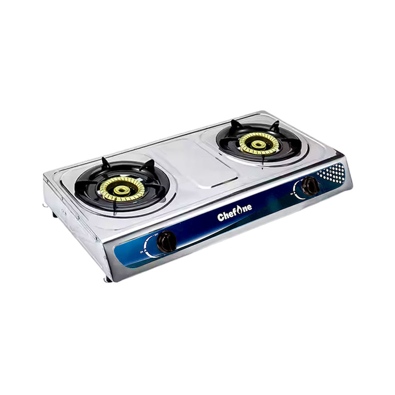 ChefOne Stainless Steel Double Gas Stove UF-GS1616SS