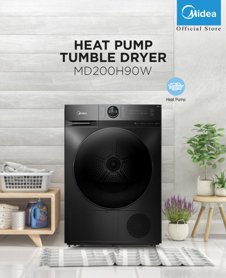 Midea 9.0KG Heat Pump Front Load Dryer MD200H90W