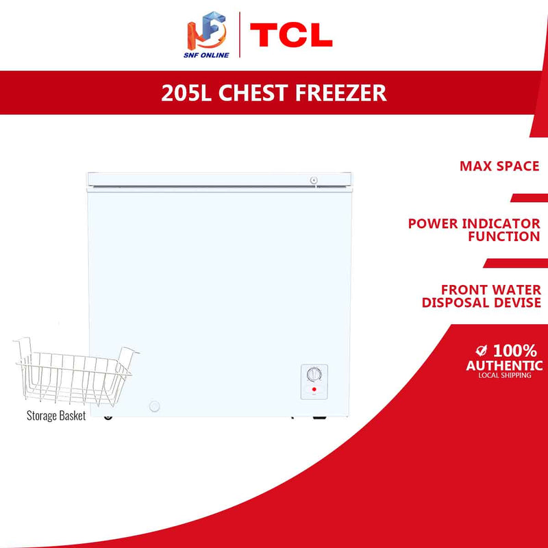 TCL 280L Chest Freezer TCF-280FC