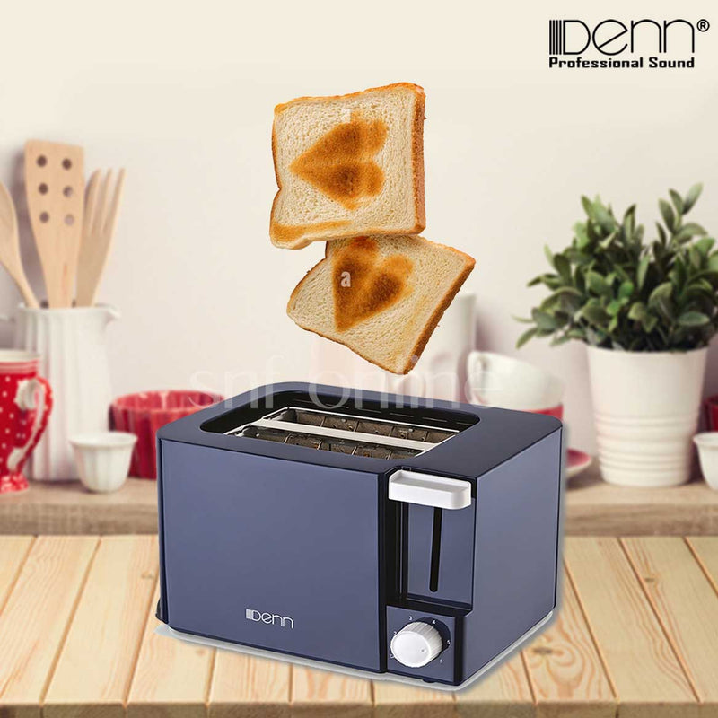 DENN Bread Toaster 2-Slice Pop Up BT-2650DB