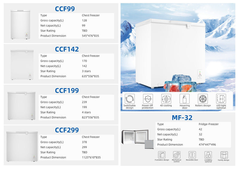 CHiQ Chest Freezer (239L) CCF199