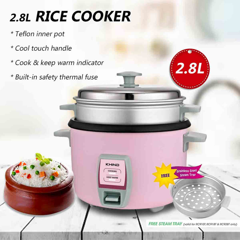 Khind 2.8L 9 series Electric Rice Cooker RC928T