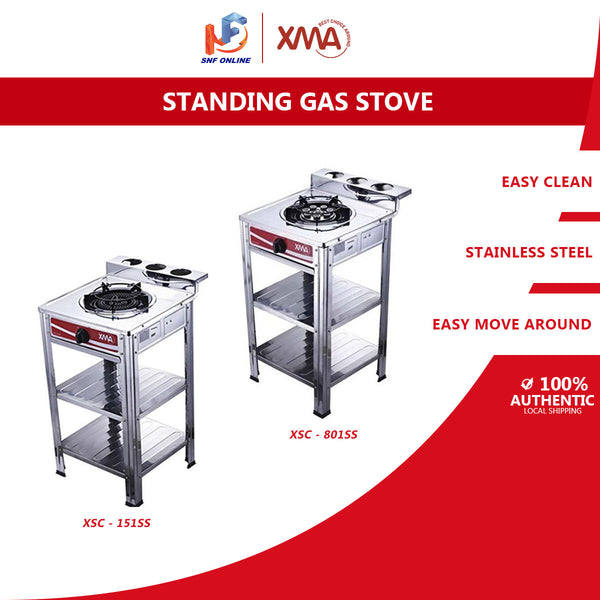 XMA Stainless Steel Single Standing Gas Stove XSC-151SS XSC-801SS