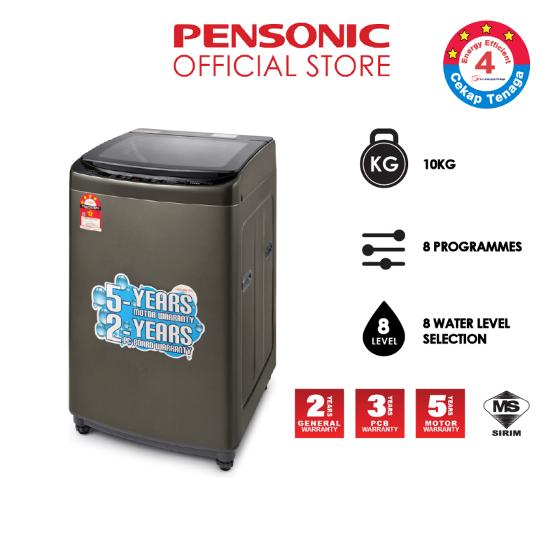 Pensonic 10KG Fully Auto Washing Machine PWA-1002