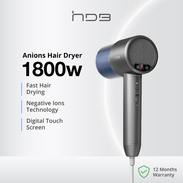 HDB Hair Dryer (1800W) With Ions HDB25102/G HDB25102/P