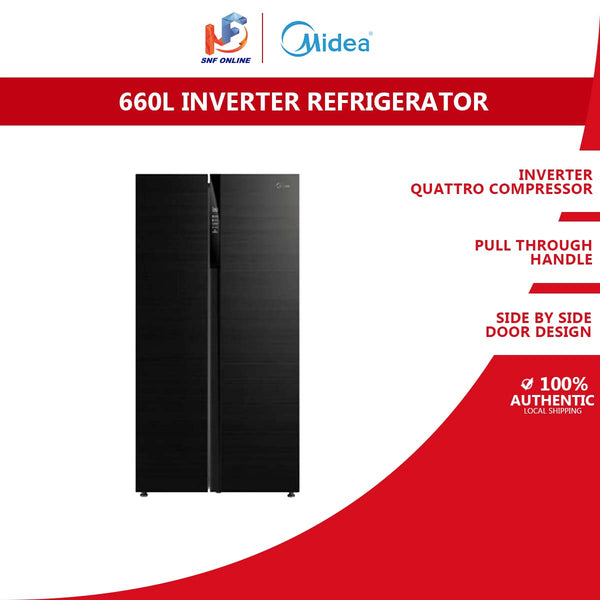Midea Refrigerator Side By Side 660L 2 Doors Fridge MDRS710FGE28