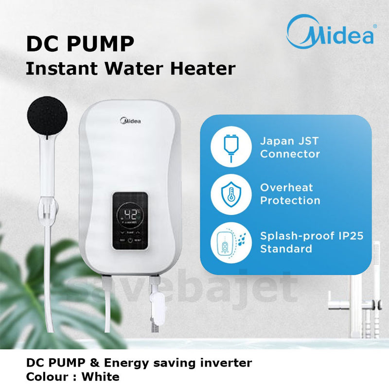 Midea Shower Heater With Dc Pump MWH-45EPGPMY(W)-WS