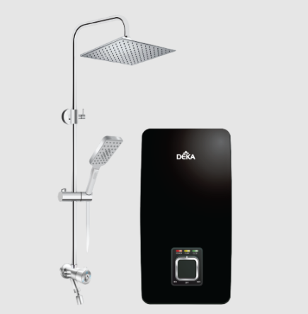 Deka AQUAS 66RS DC Inverter Rain Shower Water Heater AQUAS 66RS (Matt Black)