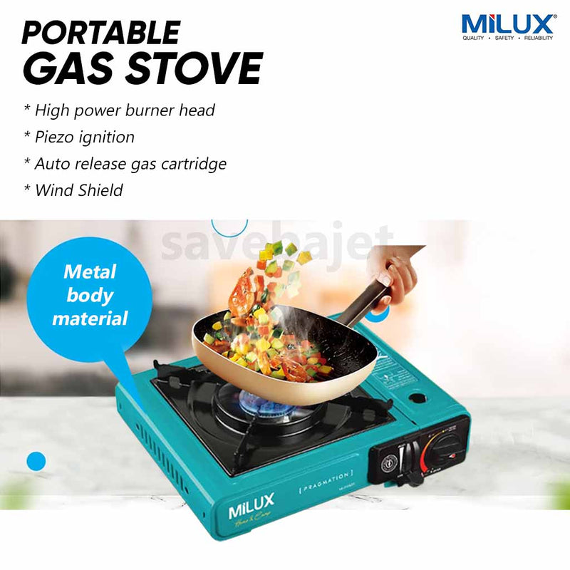 Milux Portable Gas Stove KK-2002