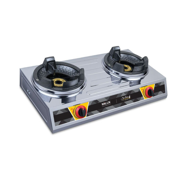 Milux 2 Burner High Pressure Gas Stove MSS-293H