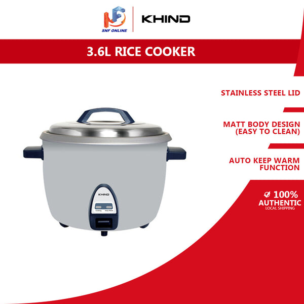 Khind Commercial Rice Cooker (3.6L) RC365 periuk nasi