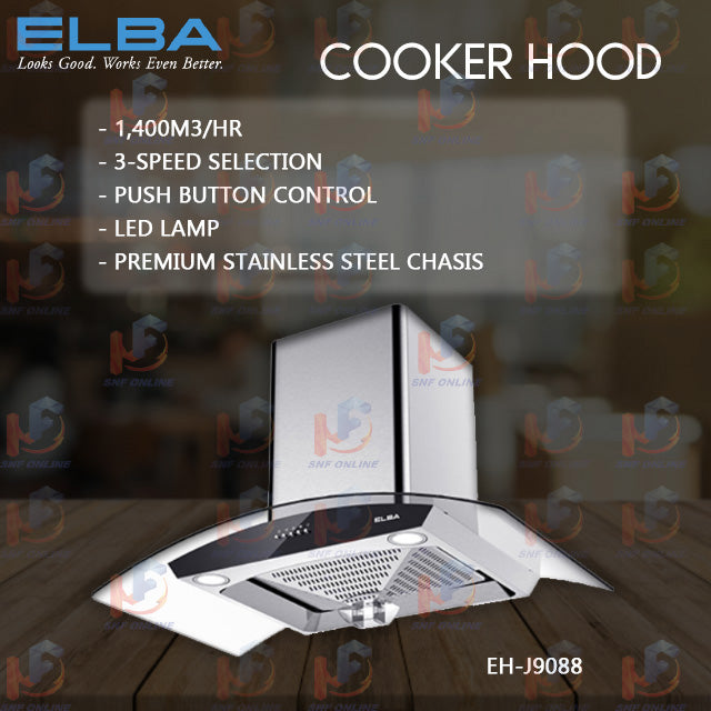 Elba Designer Hood INFINITO EH-J9088(SS)