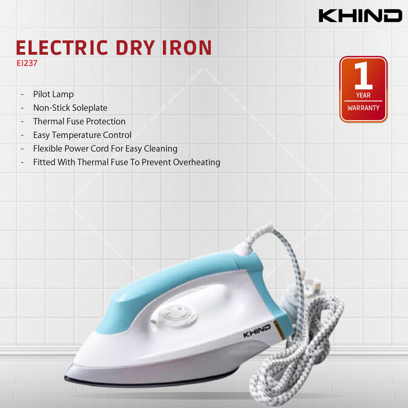 Khind Electric Dry Iron EI237