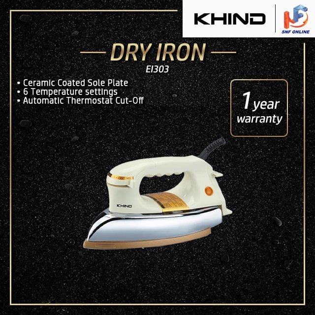 Khind Electric Dry Iron EI303 Seterika