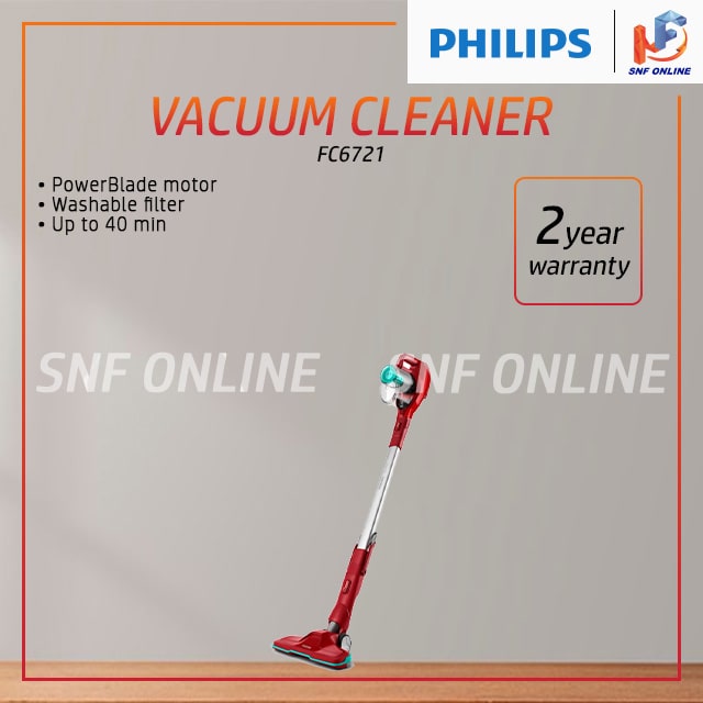 Philips SpeedPro Cordless 2-in-1Stick Vacuum Cleaner FC6721