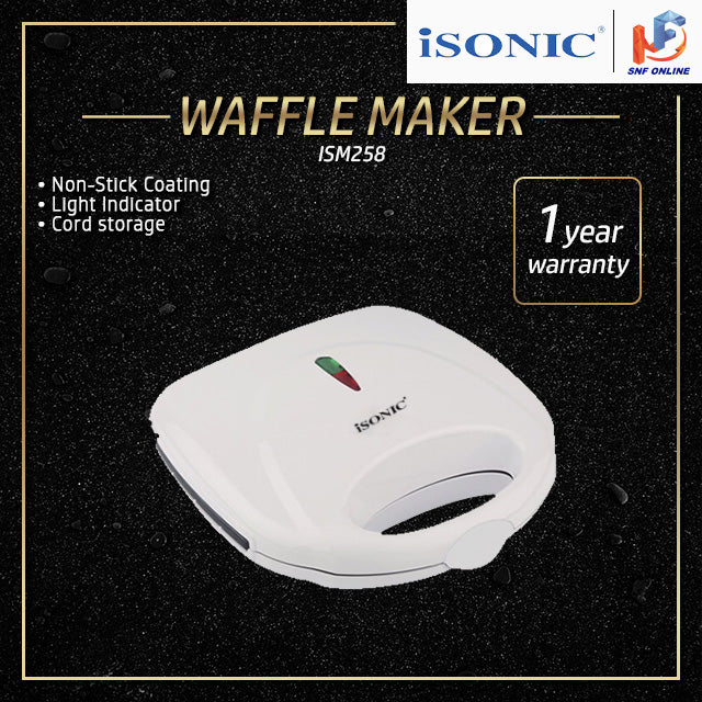 Isonic Waffle Maker ISM-258 ISM258