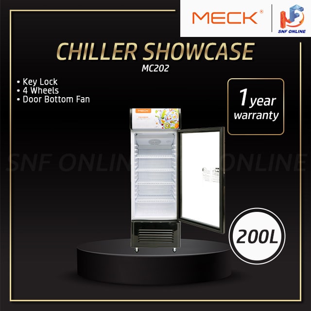 Meck 200L Chiller Showcase Single Door MC-202 MC202