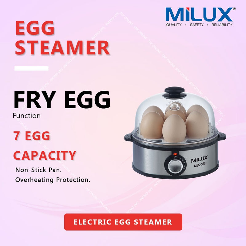 Milux Electrical Egg Steamer MES-380