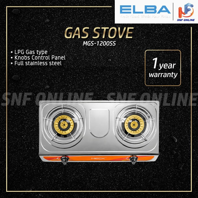 Meck Stainless Steel Gas Stove MGS-1200SS