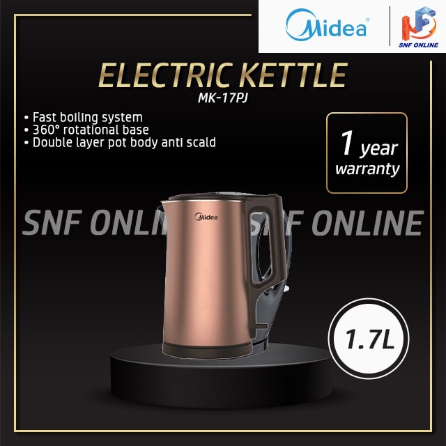 Midea Double Wall Electric Jug Kettle (1.7L) MK-17PJ