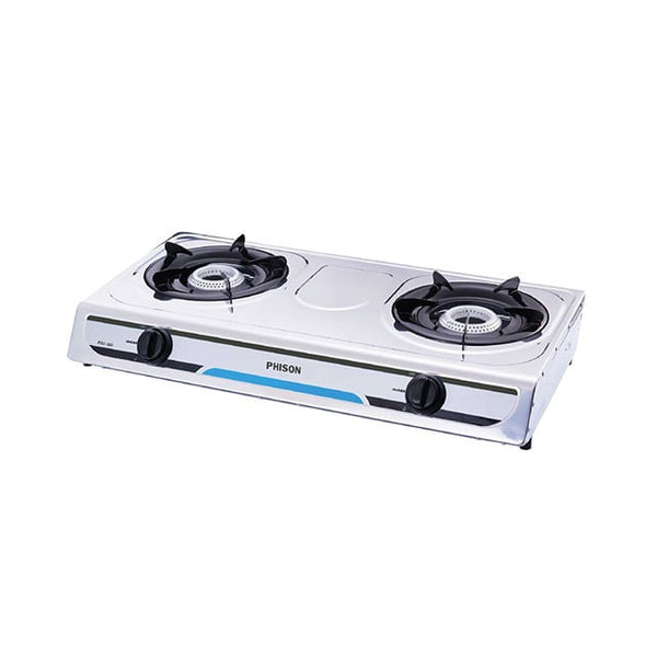 Phison Double Burner Stainless Steel Gas Stove PGC-310