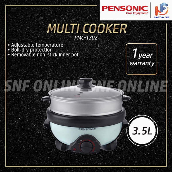 Pensonic Multi cooker Steamboat Hotpot Fry Grill 3.5L PMC 1302