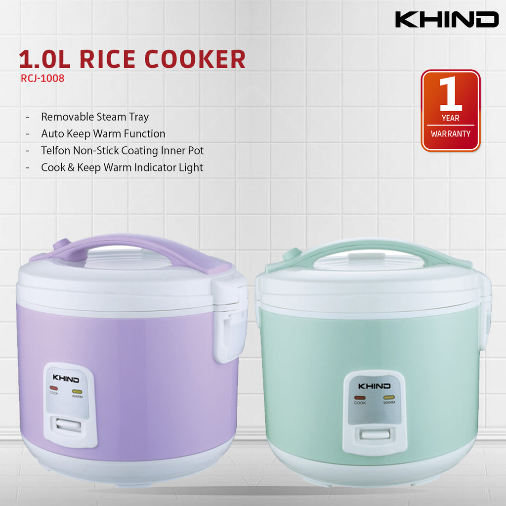 1L Jar Rice Cooker RCJ1008 (Purple)