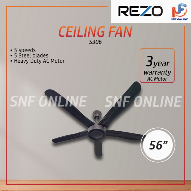 Rezo 56’’ Classic Ceiling Fan S306